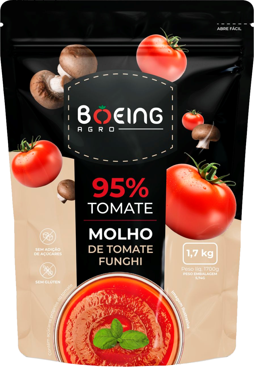 MOLHO DE TOMATE BOEING FUNGHI 8X1,7KG