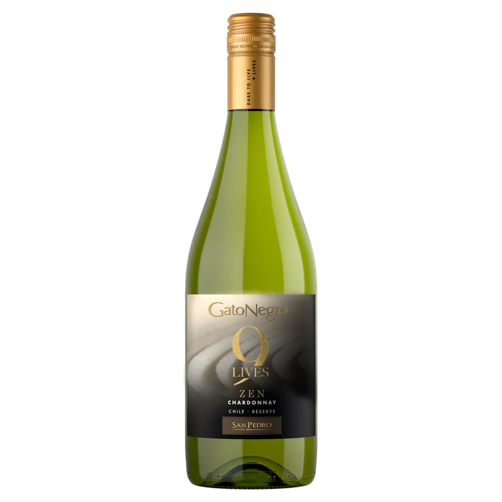 V GATO NEGRO BCO 9 LIVES RESERVE CHARDONNAY 12X750ML
