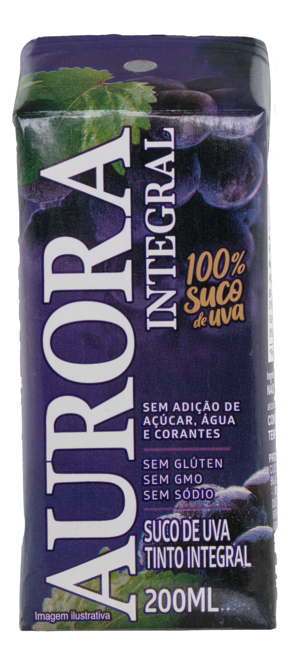 AURORA SUCO UVA TTO INTEGRAL 24X200ML TP