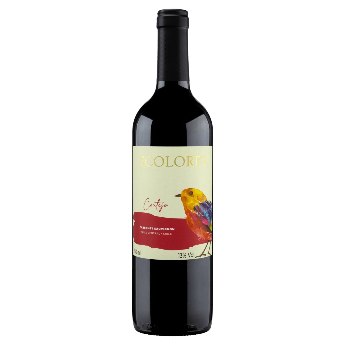 022742-0.jpg VINHO CHILENO 7 COLORES CAB SAU TTO 6X750ML