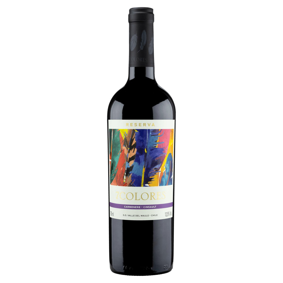 VINHO CHI 7 COLORES RESERVA CARMENERE CINSAULT TTO 6X750ML