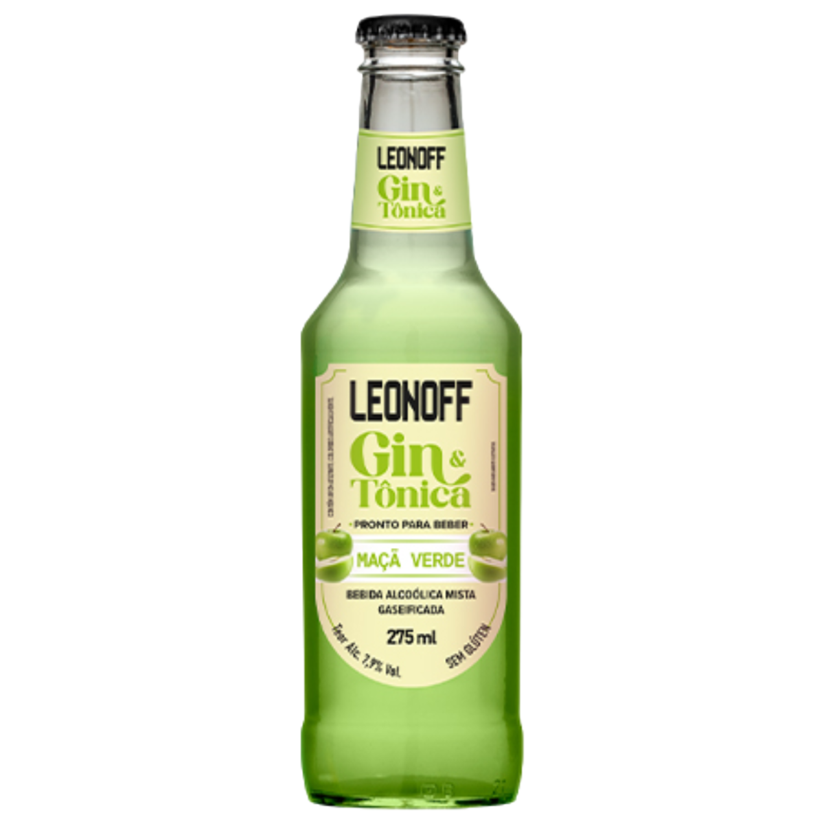 GIN TONICA LEONOFF MACA VERDE 6X275ML