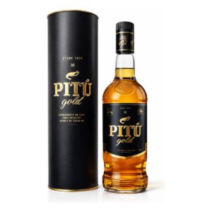 AGUARDENTE PITU GOLD C/FIBRA 6X1L