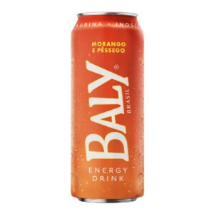 ENERGETICO BALY MORANGO E PESSEGO LATA 6X473ML