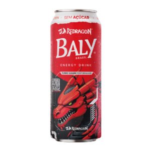 ENERGETICO BALY GAMER MORANGO E PESSEGO S/ACUCAR 6X473ML