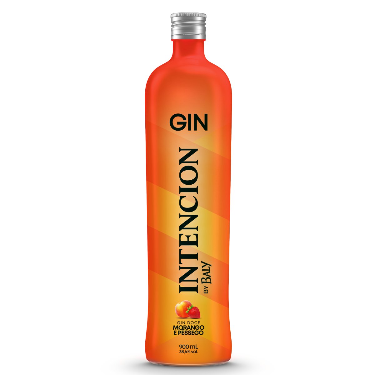 GIN DOCE MORANGO E PESSEGO VD 6X900ML