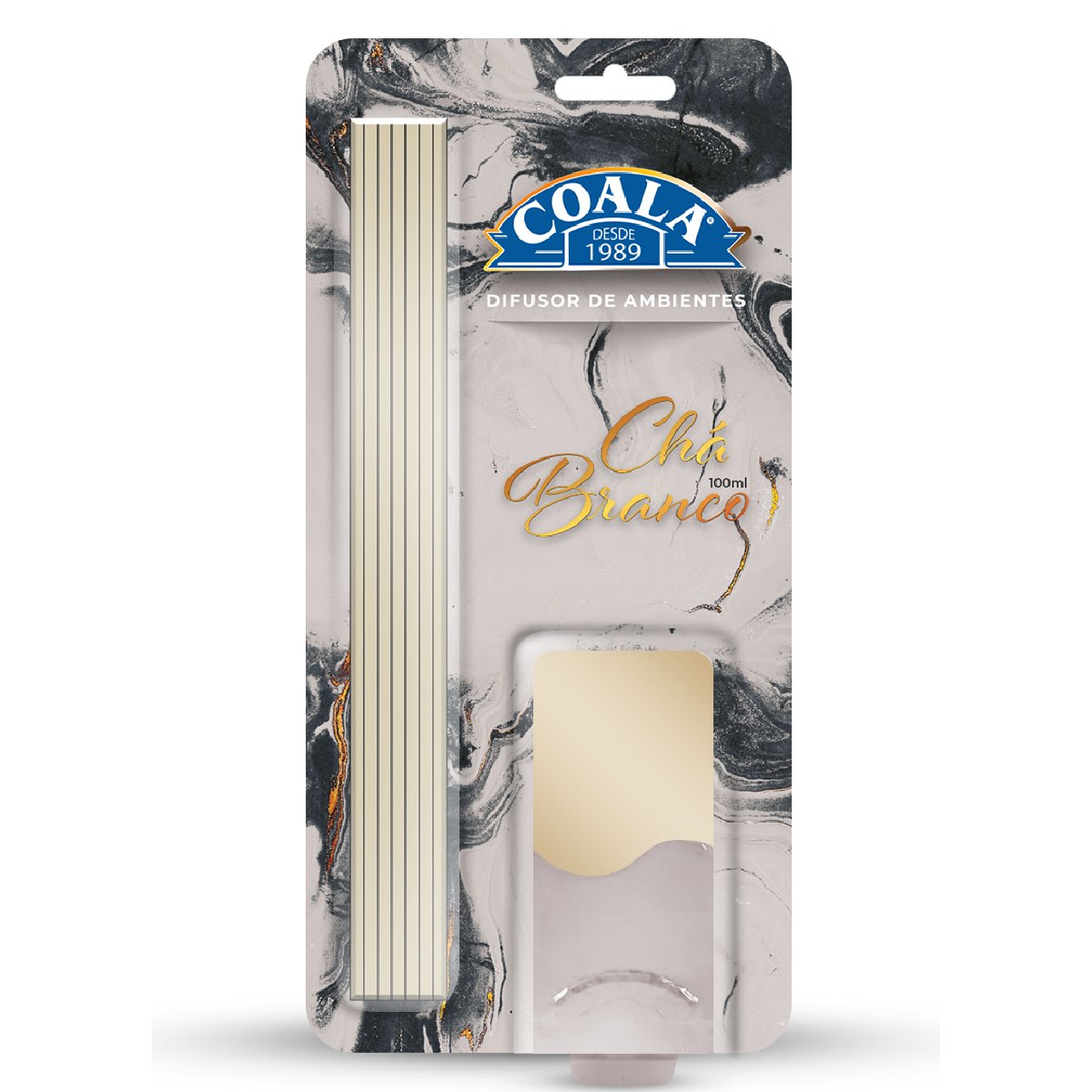 DIFUSOR DE AROMAS COALA CHA BRANCO 12X100ML
