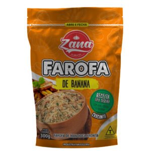 FAROFA CROCANTE ZANA BANANA 18X300G