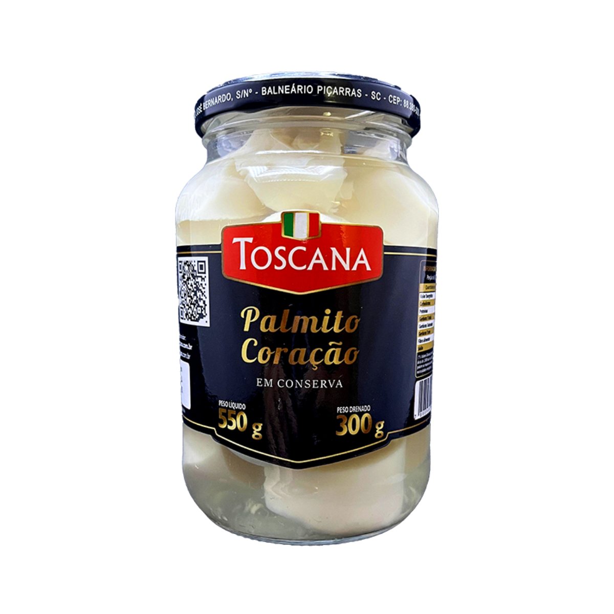 PALMITO PUPUNHA CORACAO TOSCANA 15X550G