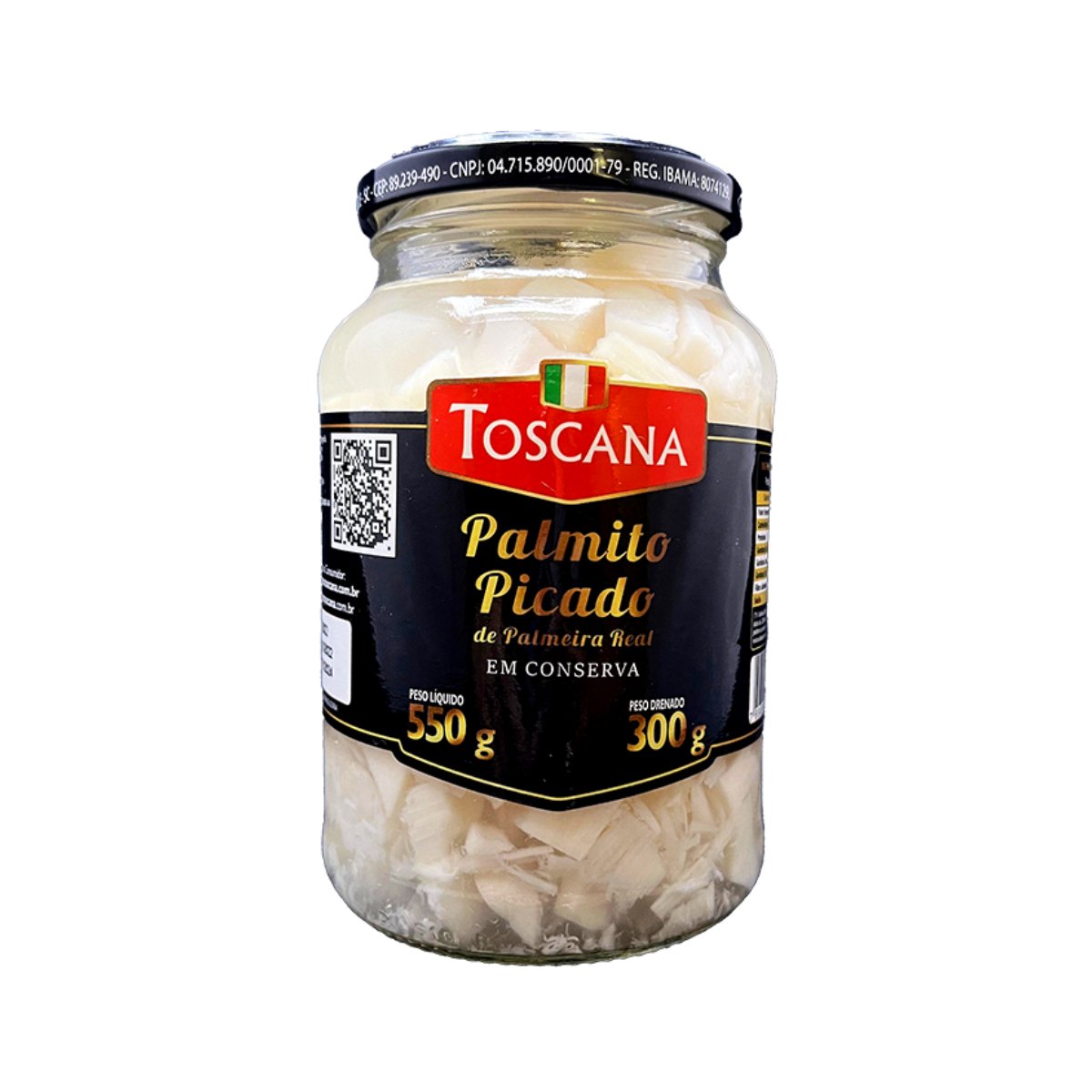 PALMITO PUPUNHA PICADO TOSCANA 15X550G