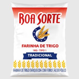 FARINHA DE TRIGO S/FERM TP1 BOA SORTE 10X1KG