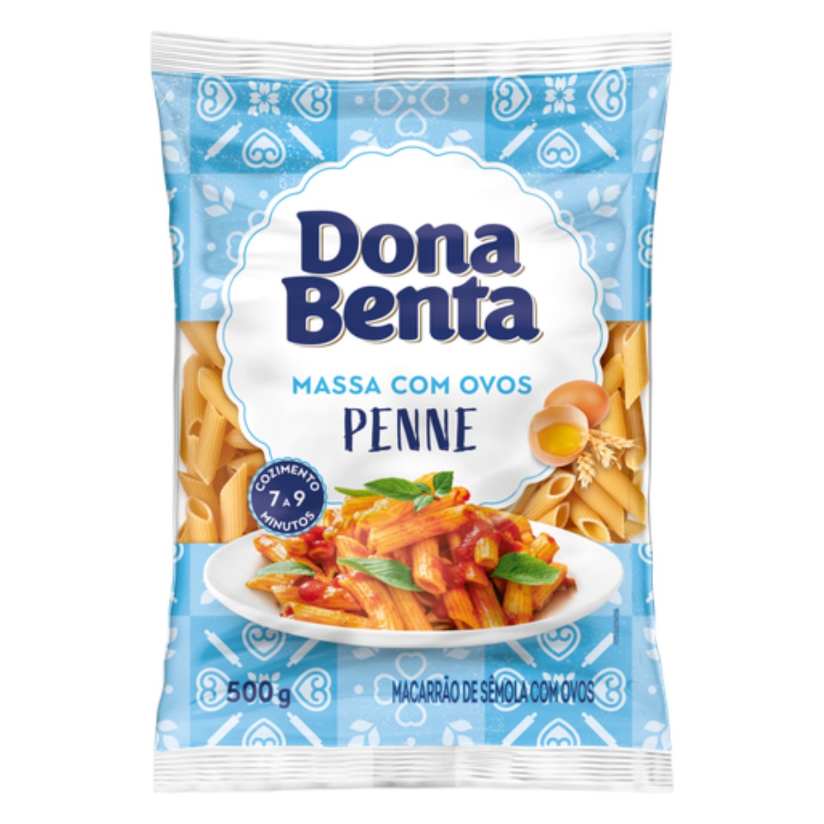 MACARRAO PENNE C/OVOS DONA BENTA 24X500G
