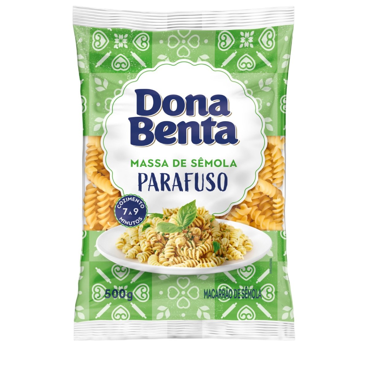 MACARRAO PARAFUSO SEMOLA DONA BENTA 24X500G