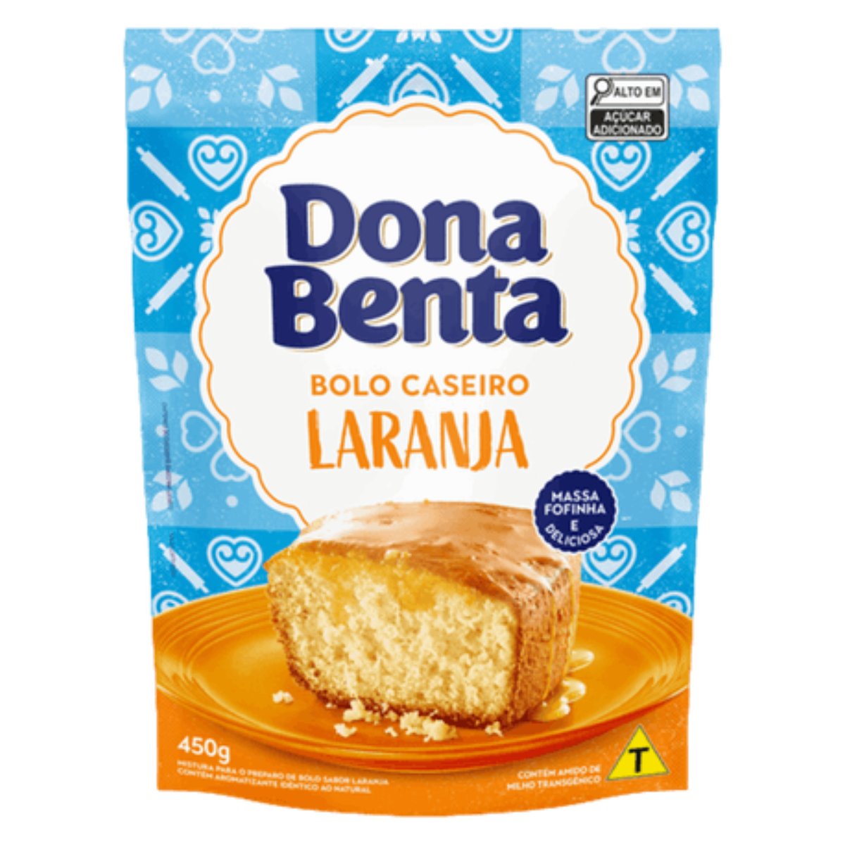 MISTURA PARA BOLO DONA BENTA LARANJA 12X450G