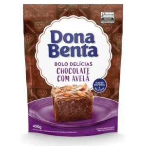 MISTURA PARA BOLO DONA BENTA CHOCOLTE C/ AVELA 12X450G