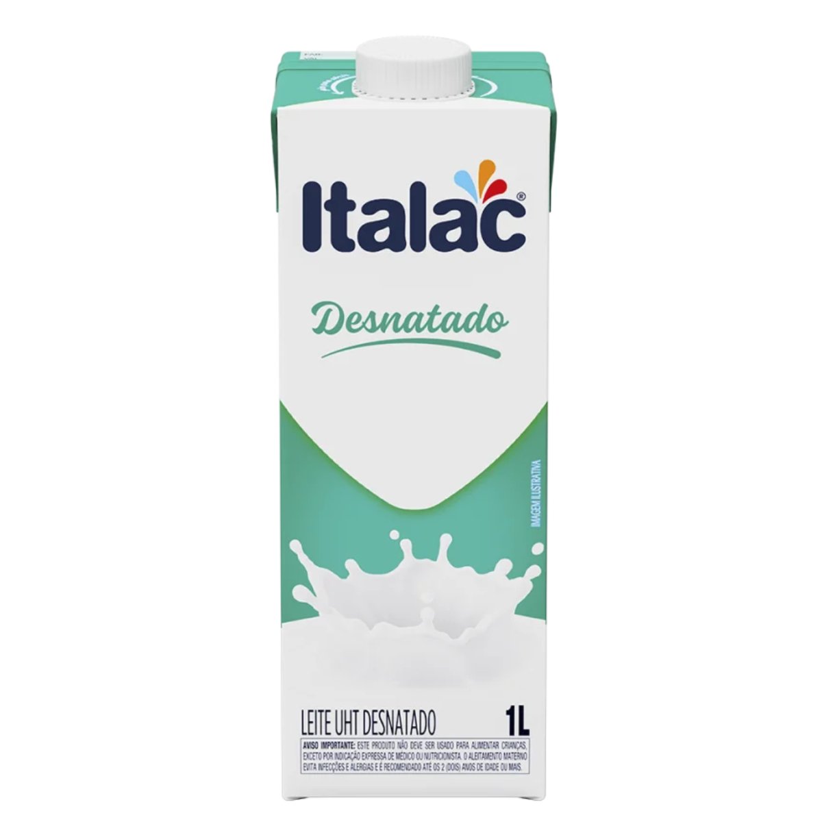LEITE UHT DESNATADO ITALAC 12X1L
