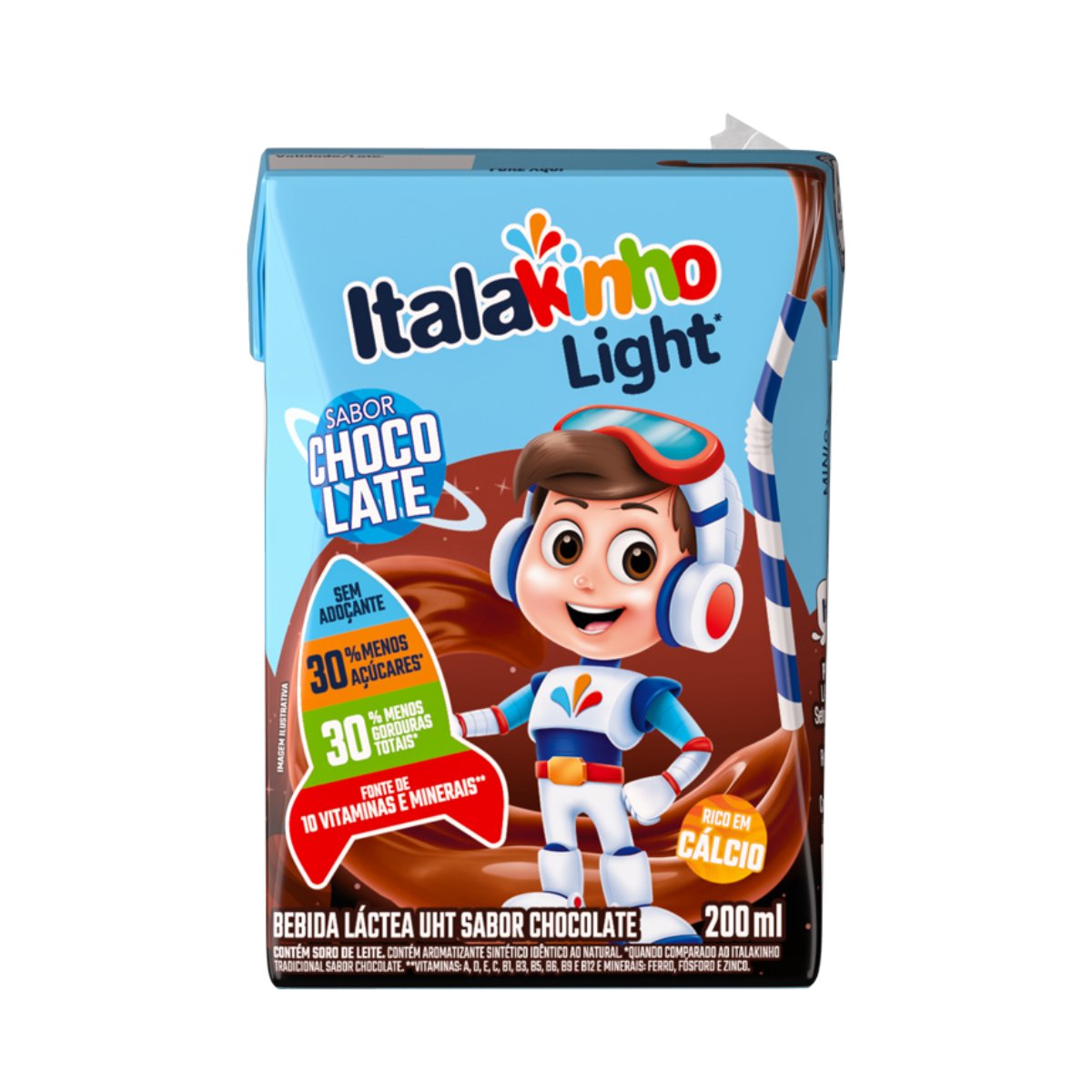 BEB. LAC. UHT ITALAKINHO CHOCOLATE 24X200ML
