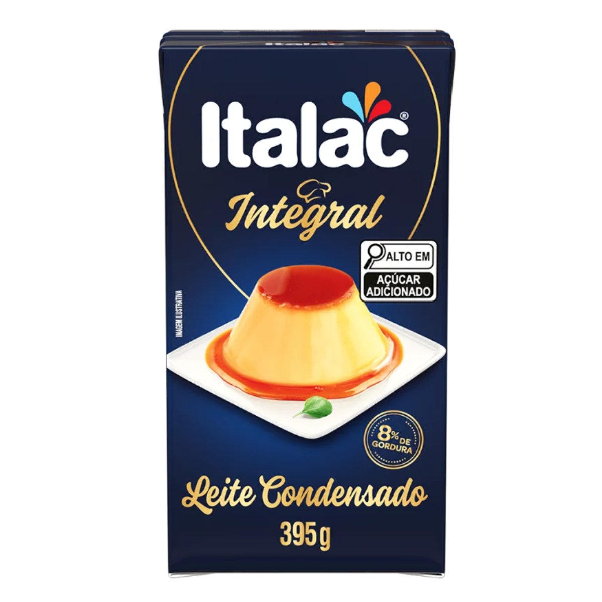LEITE CONDENSADO INTEGRAL ITALAC 27X395G