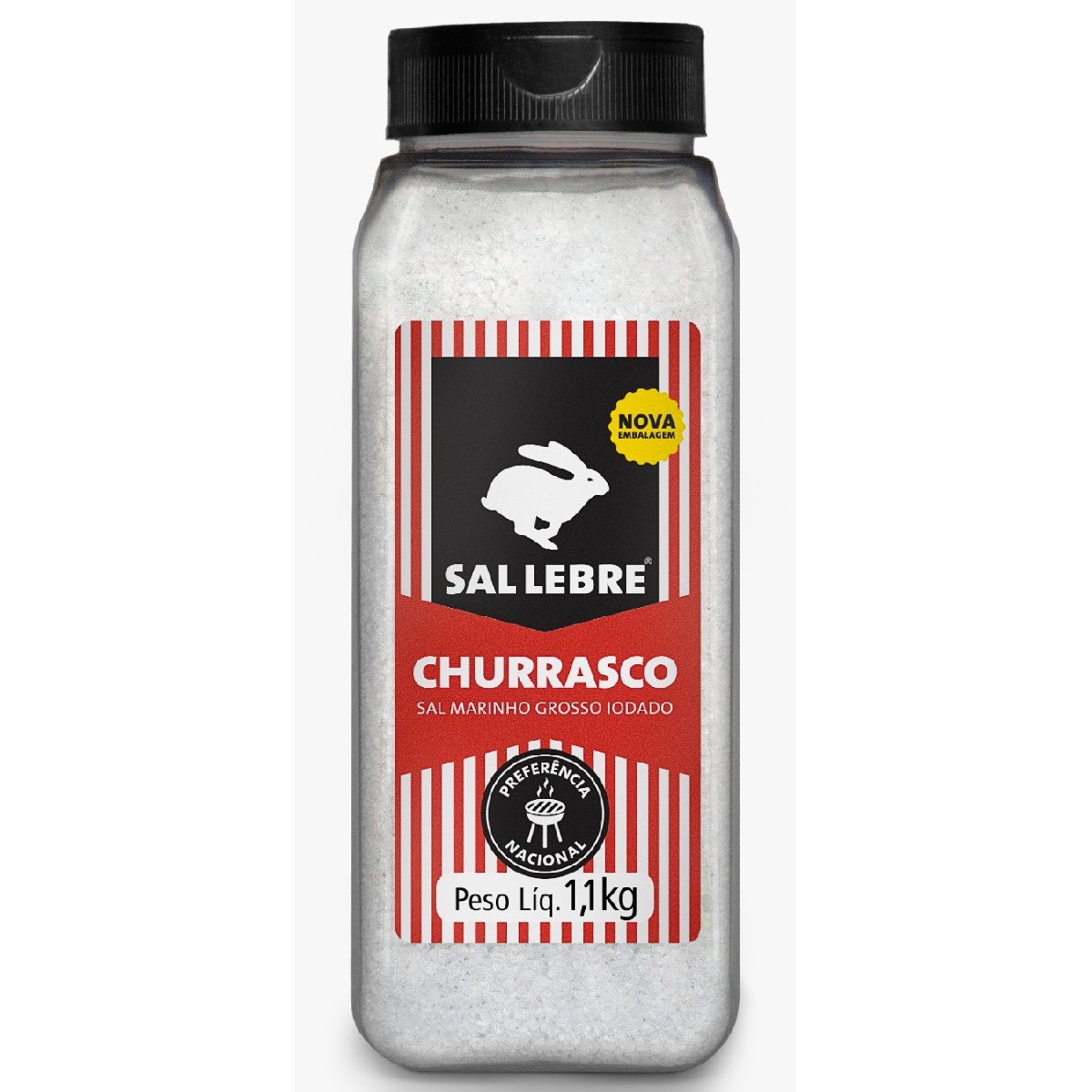SAL LEBRE MARINHO CHURRASCO IODADO 10X1,1KG