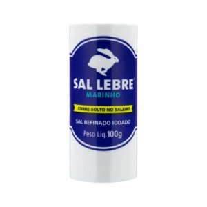 SAL LEBRE MARINHO REFINADO IODADO 24X100G
