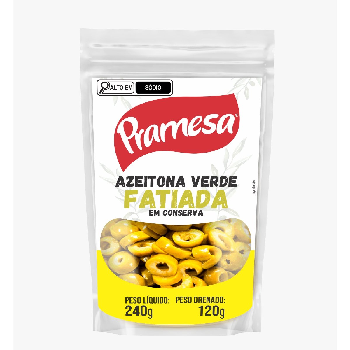 AZEITONA VERDE FATIADA DOYPACK 24X120G PRAMESA