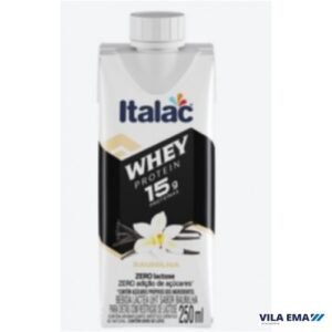 BEB. LAC. UHT WHEY BAUNILHA  ZERO LACTOSE ITALAC 12X250ML (15G PROTEINA)