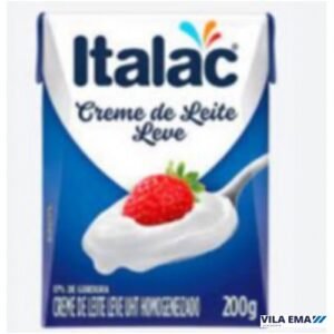 CREME DE LEITE UHT LEVE ITALAC 24X200G CREME DE LEITE UHT LEVE ITALAC 24X200G