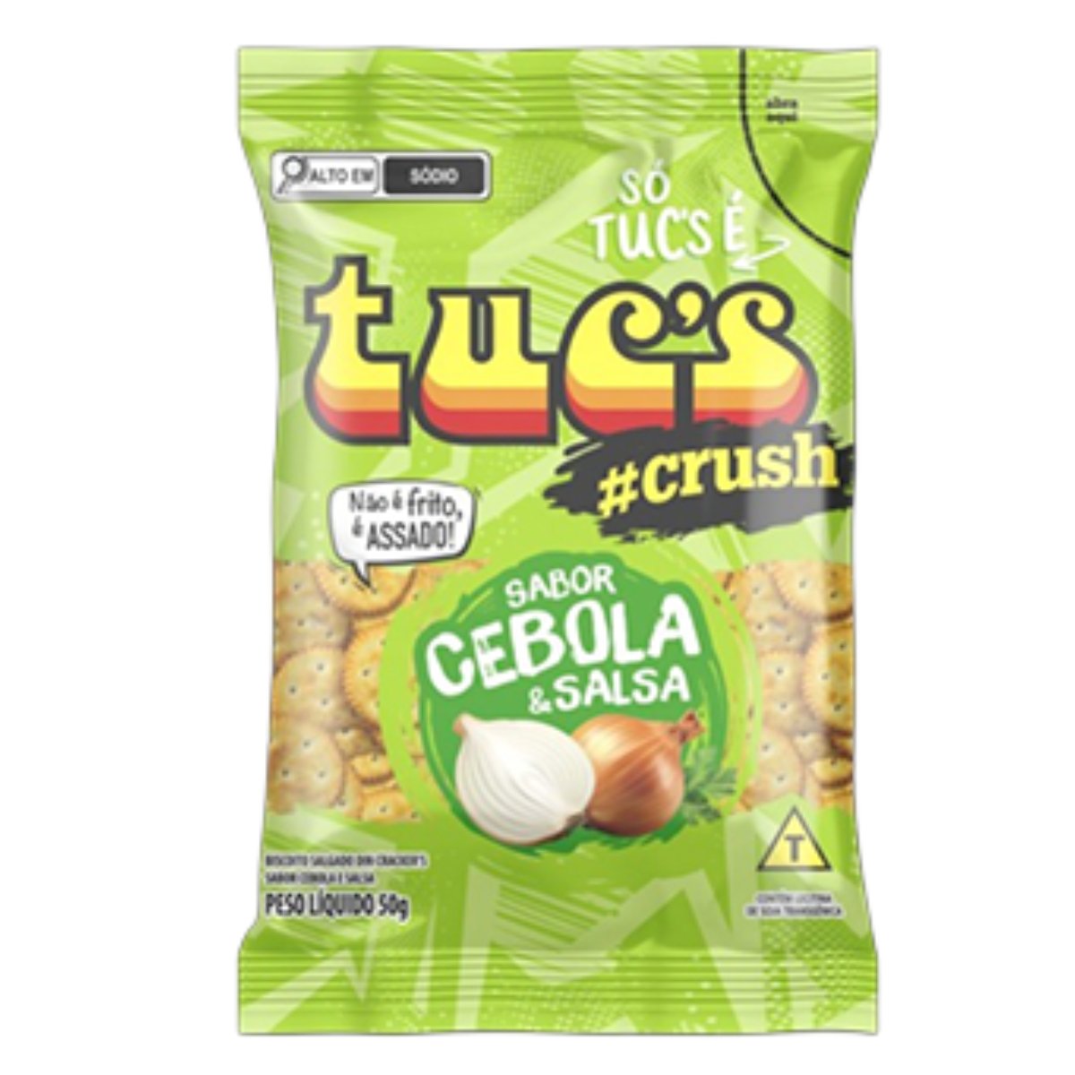 TUC'S DIN CRACKER'S CRUSH CEBOLA E SALSA 48X50G