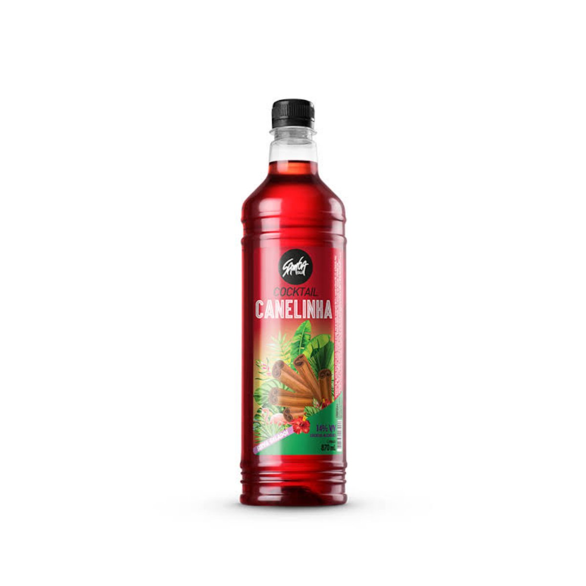 COQ ALC SAMBA SUL CANELINHA PET 6X870ML