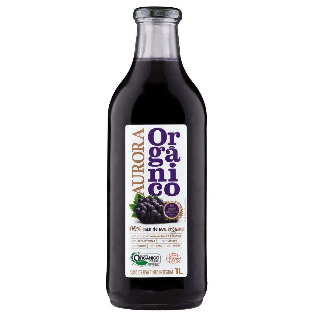 SUCO DE UVA AURORA TTO INTEGRAL ORGANICO 6X1L SUCO DE UVA AURORA TTO INTEGRAL ORGANICO 6X1L