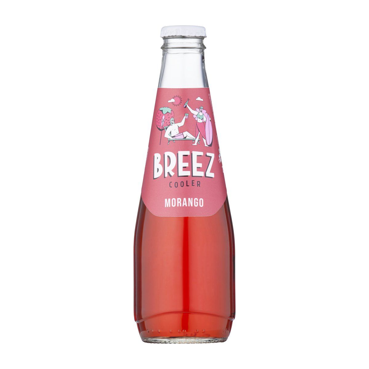COOLER MORANGO GASEIFICADO BREEZ 12X275ML