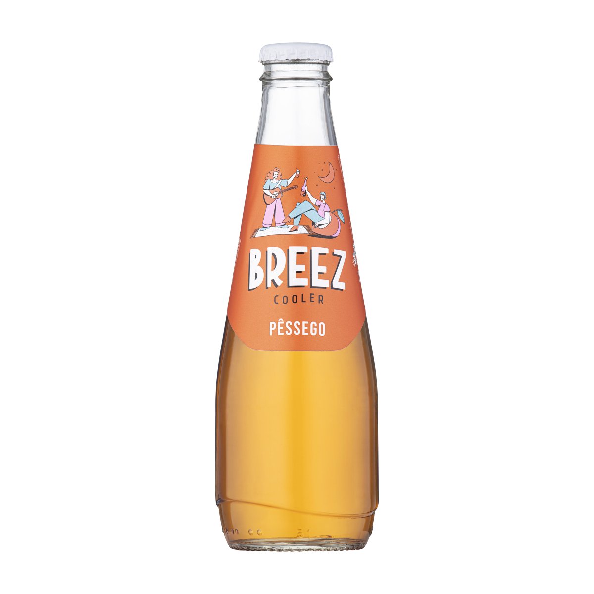 COOLER PÊSSEGO GASEIFICADO BREEZ 12X275ML