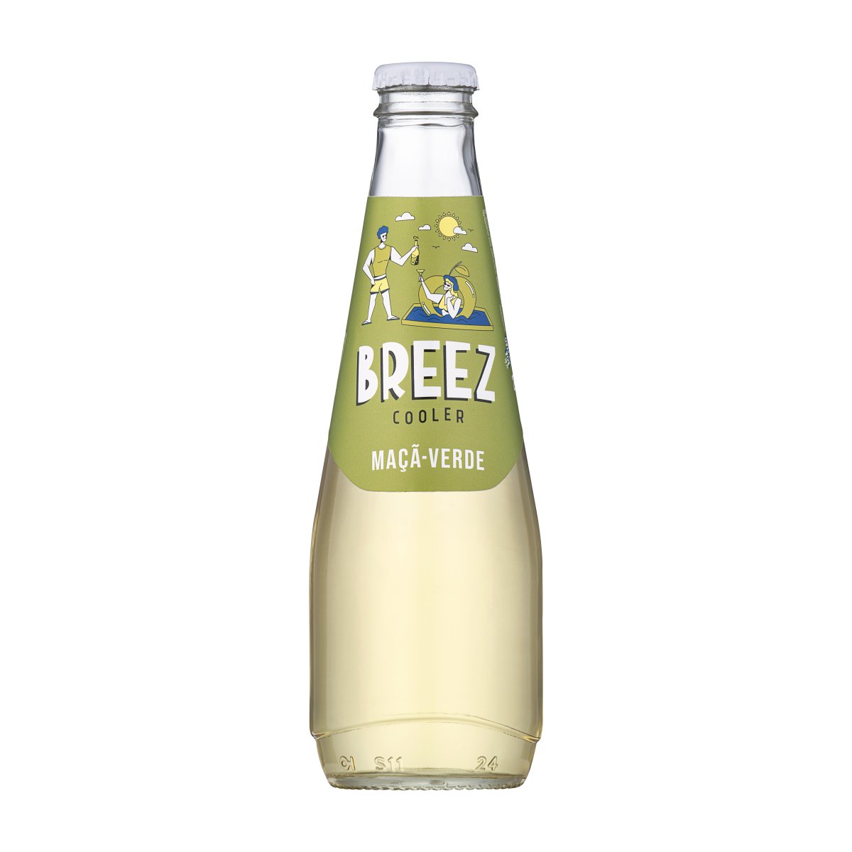COOLER MAÇA VERDE GASEIFICADO BREEZ 12X275ML
