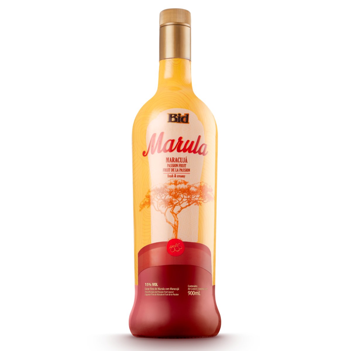 LICOR BID MARULA E MARACUJA 6X900ML LICOR BID MARULA E MARACUJA 6X900ML