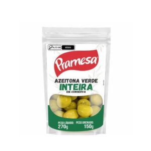 AZEITONA VERDE INTEIRA DOYPACK 24X150G PRAMESA